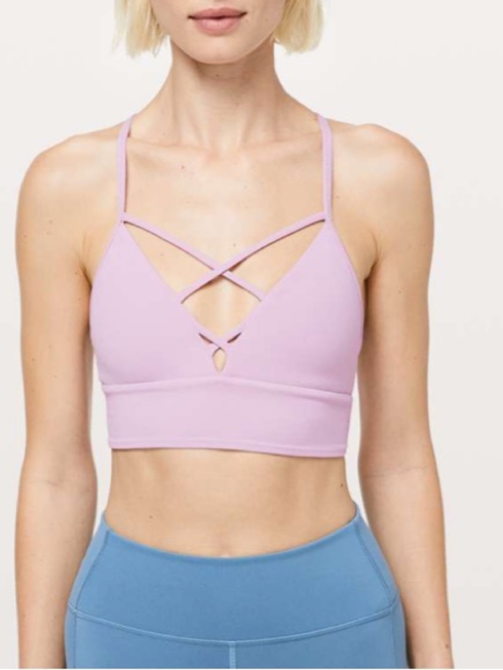 Lululemon Expand Your Limits Bra – Antoinette – Size 10 Light Pink